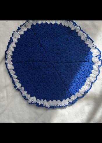 Mavi örgü banyo lif - Görsel 2