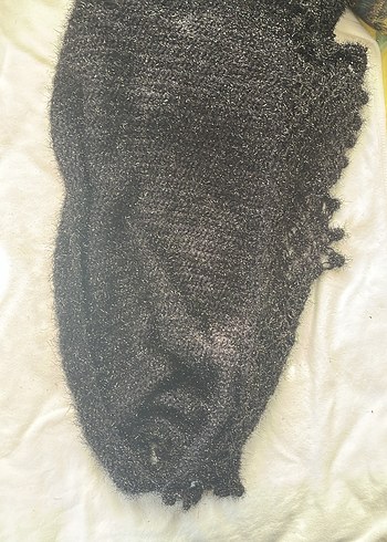 Simli kadın panço - Görsel 3