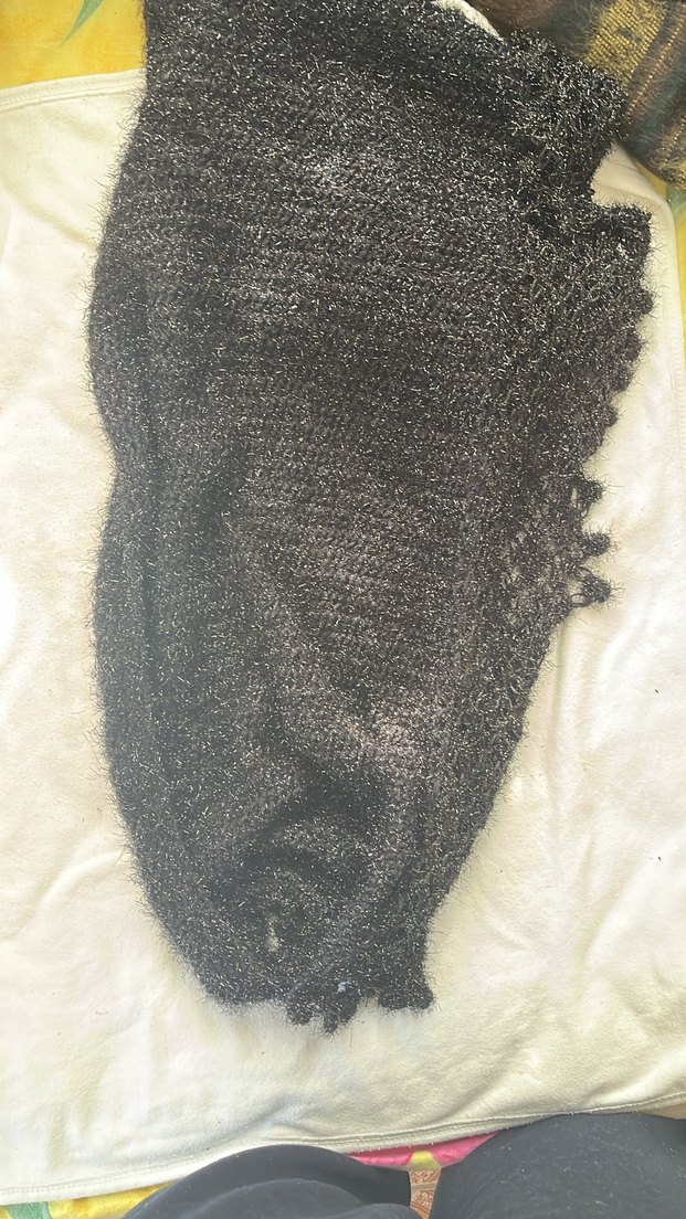 Simli kadın panço - Görsel 3