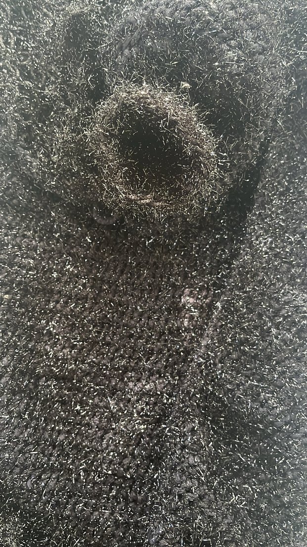 Simli kadın panço - Görsel 2