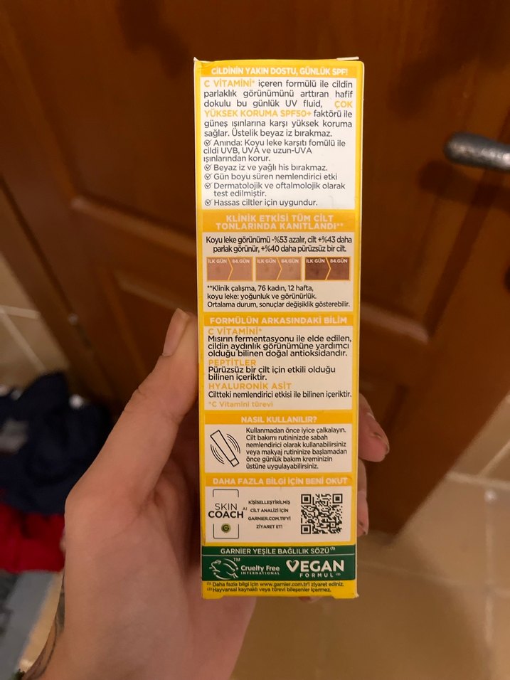 Garnier C Vitamini Parlak SPF50+ BB Krem - Görsel 2