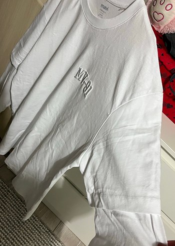 Mavi Beyaz Cep Fermuarlı  Tişörtü - Görsel 3