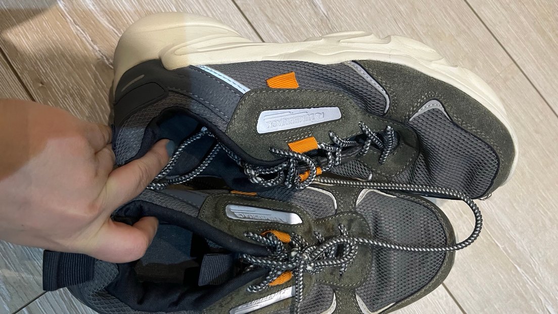 Gri Erkek Bağcıklar Spor Ayakkabı için - Görsel 4