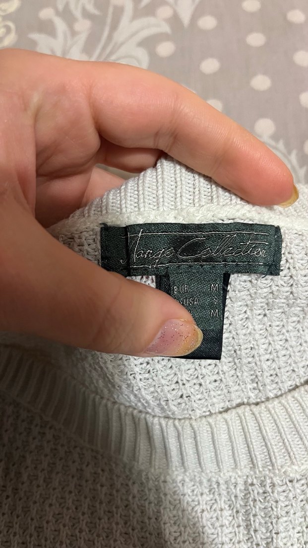 Gri Örgü Kadın Uzun Kollu Kazak - Görsel 2