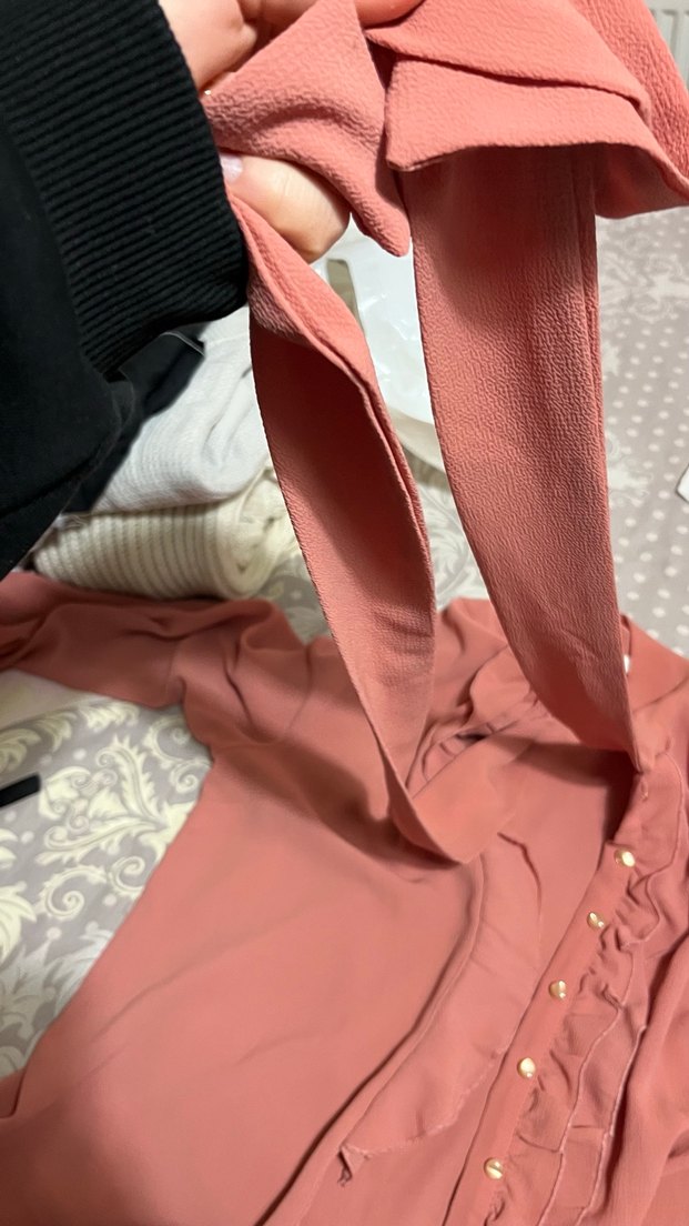 Pembe Midi Kadın Gömlek - Görsel 2