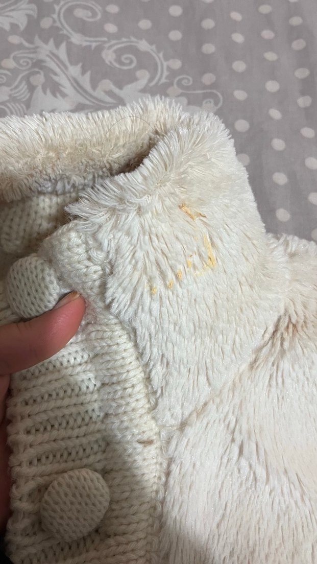 Kısa Beyaz Kadın Boğazlı Triko Kazak - Görsel 5