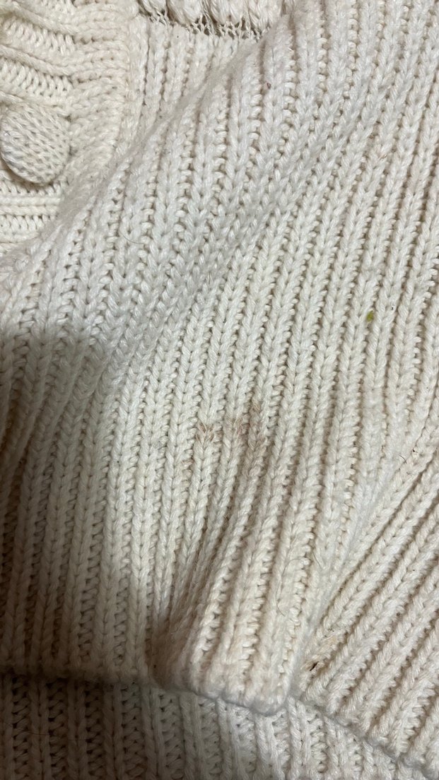 Kısa Beyaz Kadın Boğazlı Triko Kazak - Görsel 4