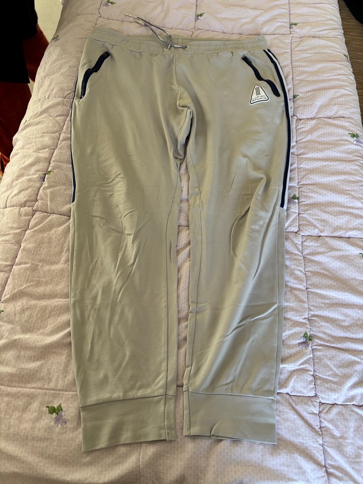 Fermuarlı Gri erkek Eşofman Altı - Görsel 2