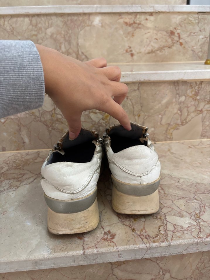 Yılan Desenli Fermuarlı Dolgu Topuk Espadril - Görsel 3