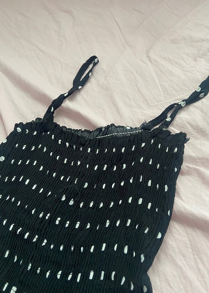 İnce askılı uzun elbise - Görsel 3