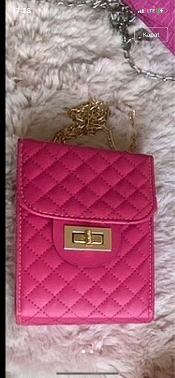 Pembe BAGET çanta