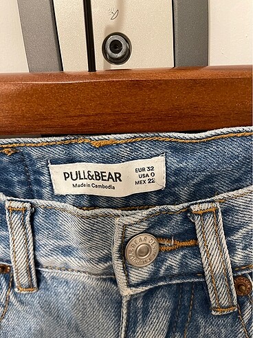 32 Beden Pull&Bear mom jean