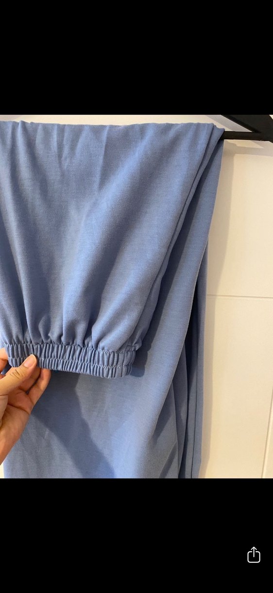 Uzun Kollu İki İp Tunik Pantolon - Görsel 5