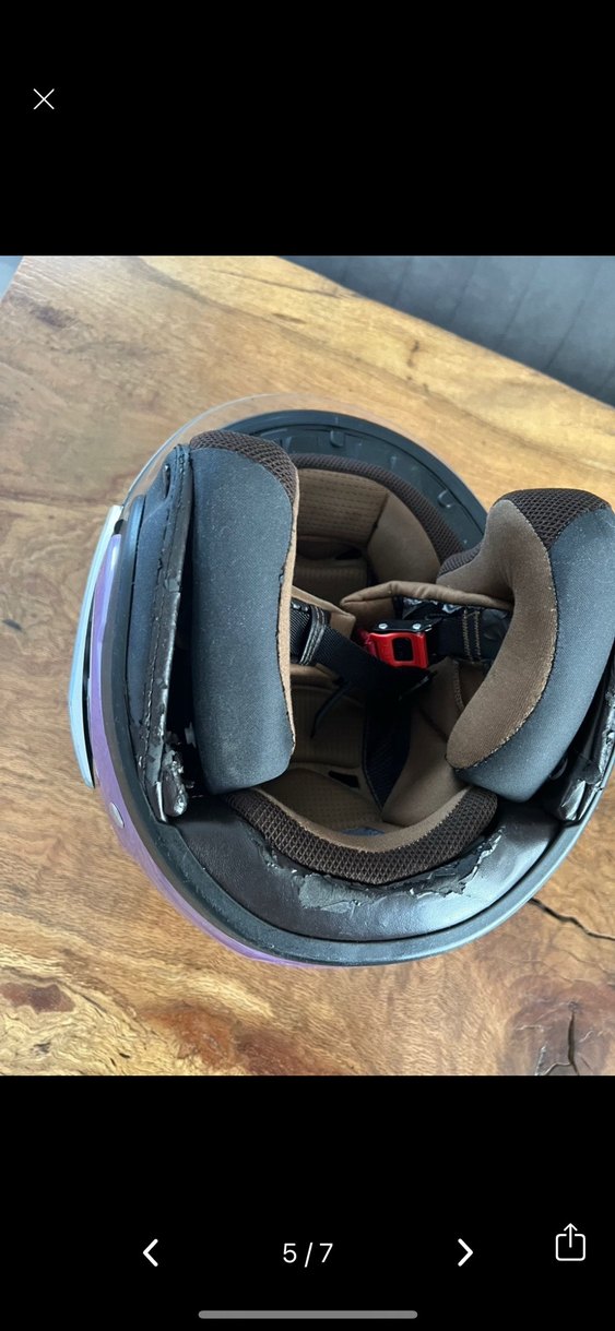 HJC marka bayan kaskı XS - Görsel 5