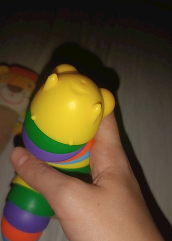 Renkli Diş Kaşıyıcı ve Çıngırak Seti - Görsel 4