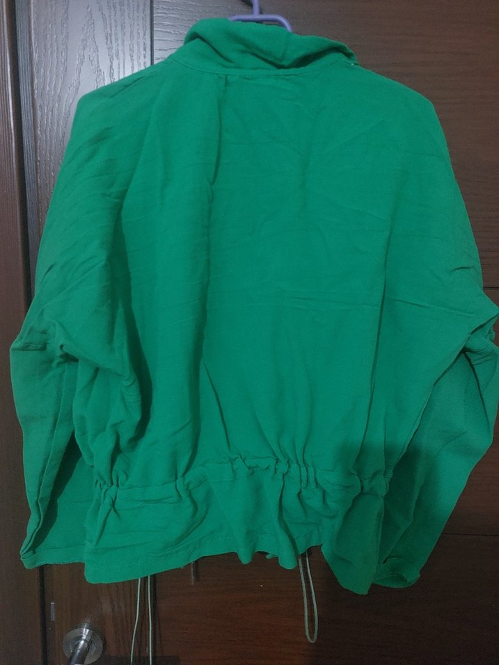 Yeşil Rahat Kesim Kadın Ceket - Görsel 2