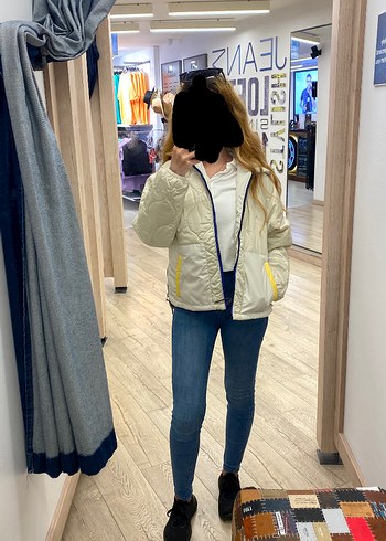 Loft Bej Kadın Şişme mevsimlik mont