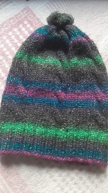 Çocuk patik ve bere - Görsel 2