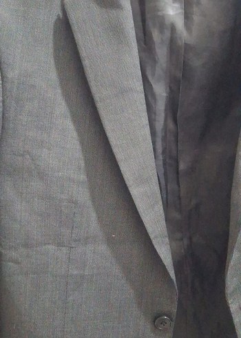 Erkek Siyah Düğmeli Takım Elbise Ceketi - Görsel 4