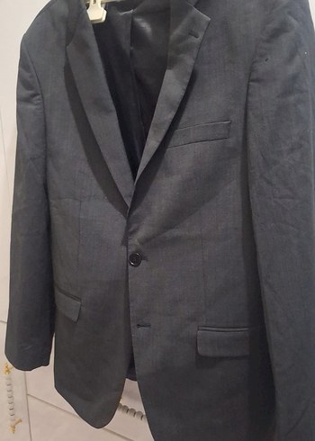 Erkek Siyah Düğmeli Takım Elbise Ceketi - Görsel 8