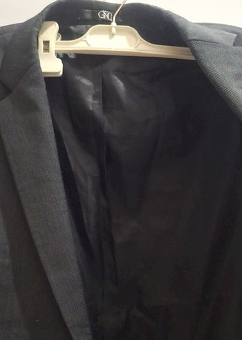 Erkek Siyah Düğmeli Takım Elbise Ceketi - Görsel 6