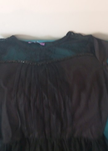 Siyah Uzun Kadın Etek Drapeli - Görsel 2