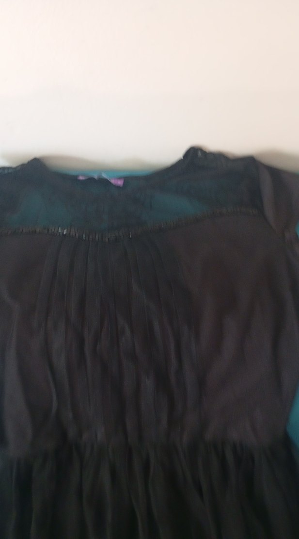 Siyah Uzun Kadın Etek Drapeli - Görsel 2