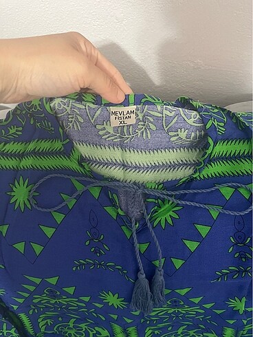xl Beden mavi Renk Elbıse