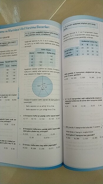 Beden Renk Pegem Akademi Problem Soru bankası