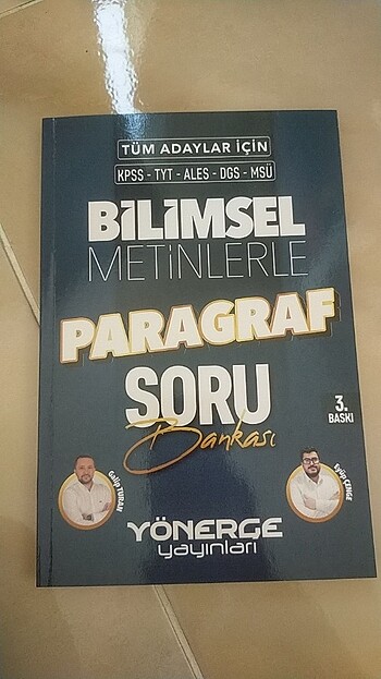 Yönerge Paragraf Soru Bankası