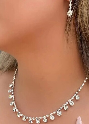  Beden Kolye küpe set