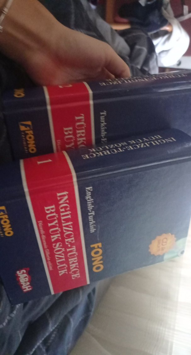 İngilizce-Türkçe Büyük Sözlük FONO - Görsel 2