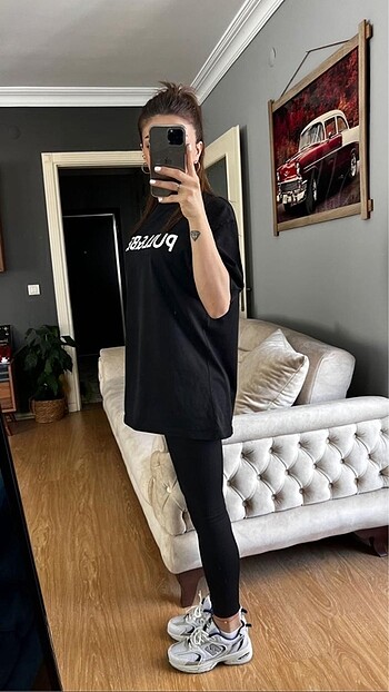 m Beden siyah Renk Pull&bear baskılı t-shirt