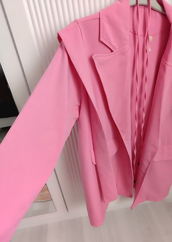 Diğer Pembe Mini Kadın Blazer Ceket