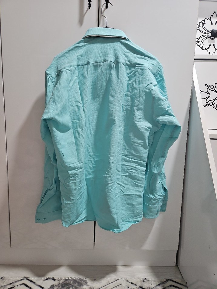 Erkek Gömlek  (Turkuaz) - Görsel 5