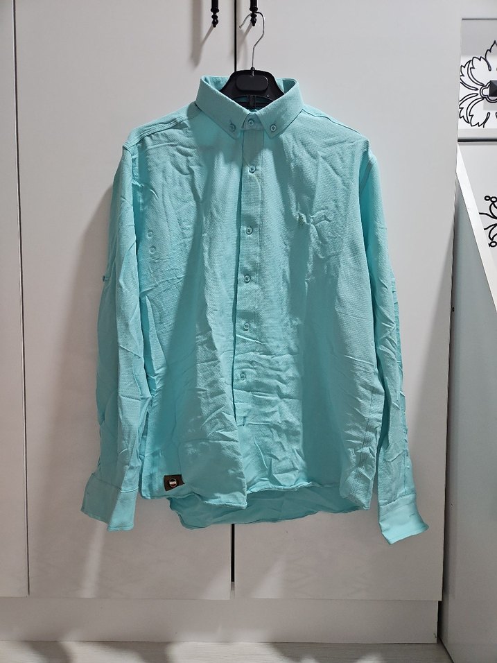 Erkek Gömlek  (Turkuaz) - Görsel 2