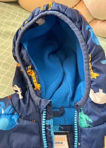 Fermuarlı Çok Renkli Desenli Köpek Montu - Görsel 3