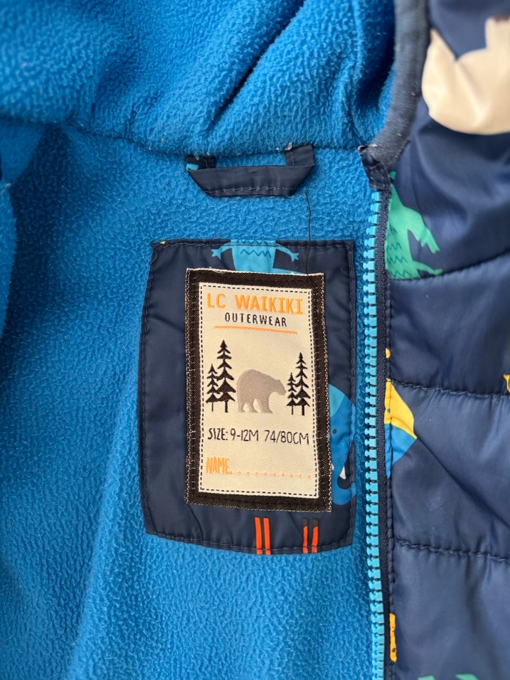 Fermuarlı Çok Renkli Desenli Köpek Montu - Görsel 4