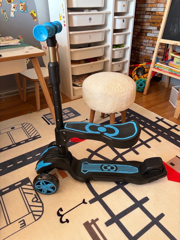 Mavi Çocuk Scooterı - Görsel 2