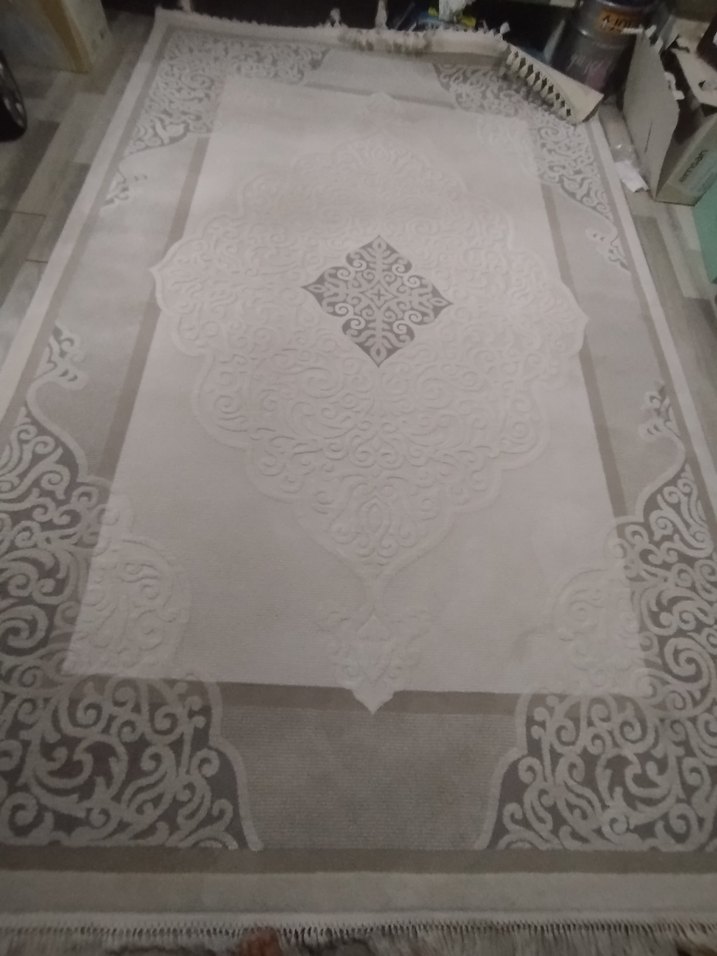 6metre sanat halı Gri - Görsel 2