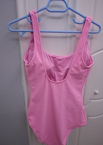 Pembe Midi Kadın Mayo - Görsel 2