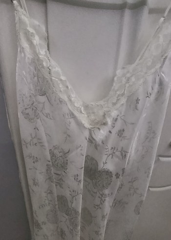 Uzun Beyaz Bohem Kadın Sabahlık ve gecelik - Görsel 9