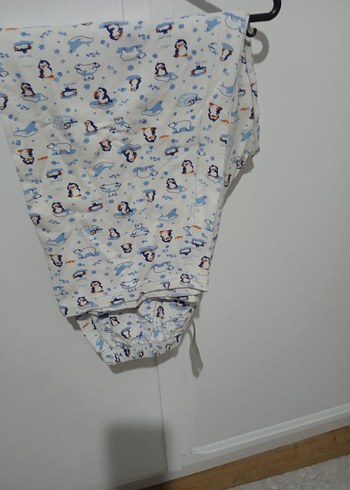 Mavi Desenli bayan Pijama altlari