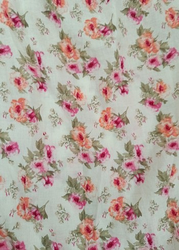 Kız Çocuk Beyaz Çiçekli Fırfırlı Bluz - Görsel 8