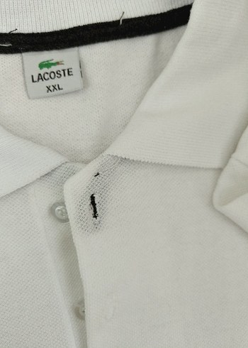 Beyaz Erkek Kısa Kollu  Polo Tişört - Görsel 3