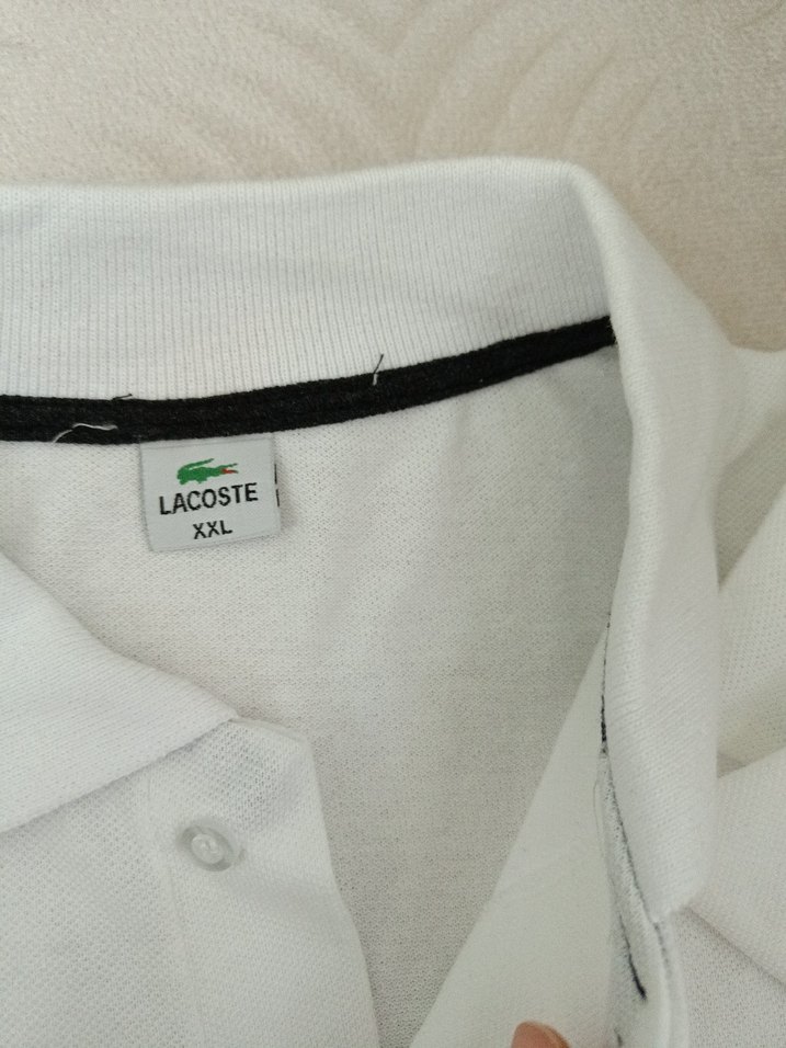 Beyaz Erkek Kısa Kollu  Polo Tişört - Görsel 4