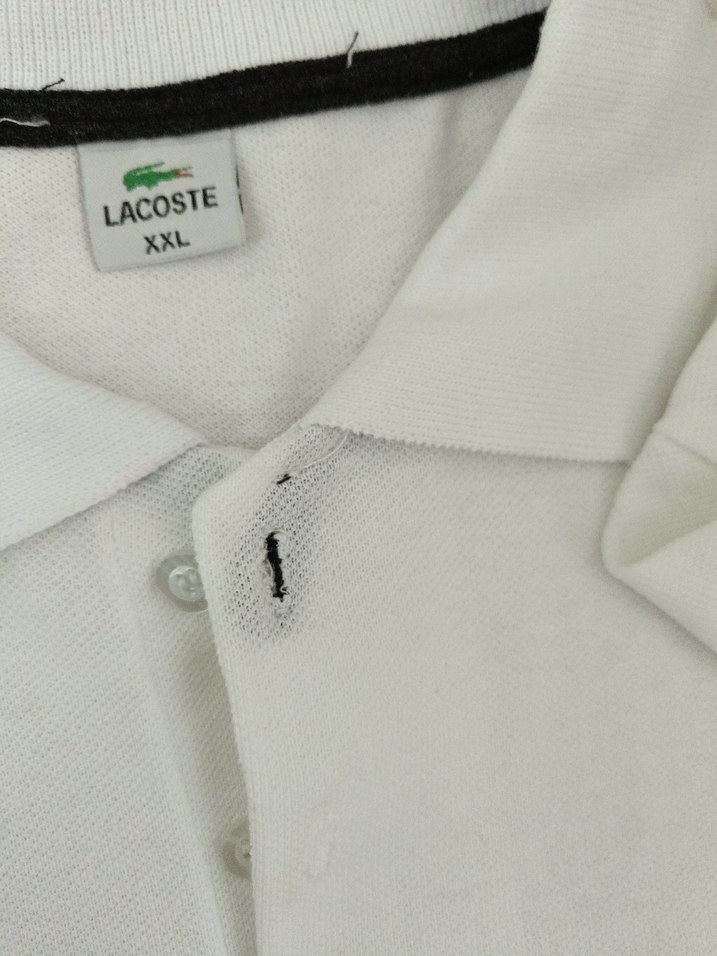 Beyaz Erkek Kısa Kollu  Polo Tişört - Görsel 3