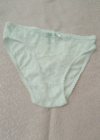 Beyaz Dantel Midi Kadın İç Çamaşırı - Görsel 12