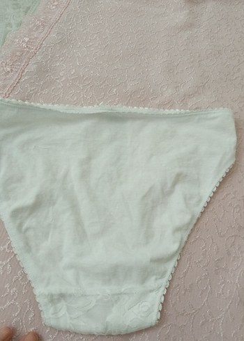 Beyaz Dantel Midi Kadın İç Çamaşırı - Görsel 13