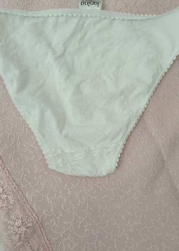 Beyaz Dantel Midi Kadın İç Çamaşırı - Görsel 17